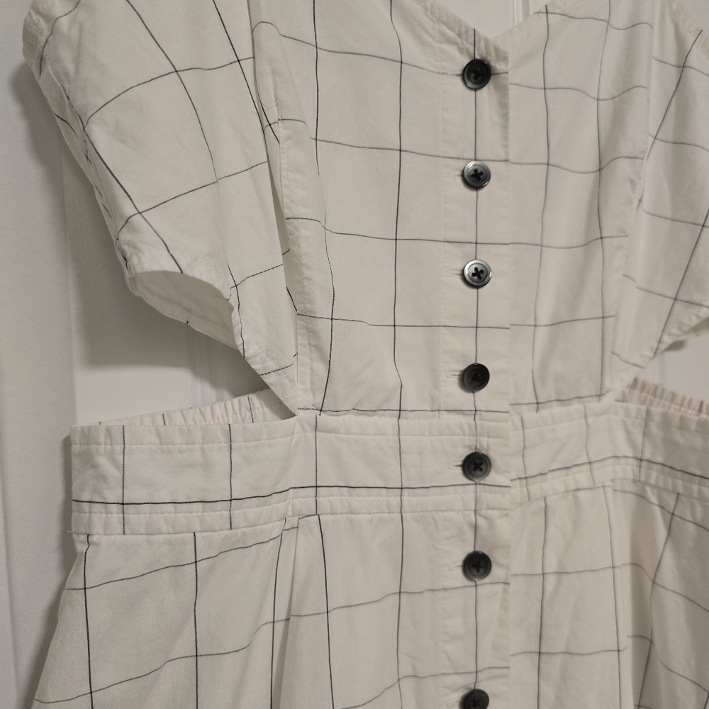 MADEWELL Windowpane Cutout Cami Mididress - Picture 6 of 12